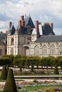 Medieval royal castle near Paris Royalty Free Stock Photo