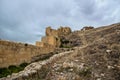 Medieval ruined fortress Bayburt in Turkey Royalty Free Stock Photo