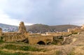 Medieval ruined fortress Bayburt in Turkey Royalty Free Stock Photo