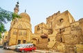 The ruins of Khayrbak Mosque, Cairo, Egypt Royalty Free Stock Photo