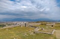 Medieval Rosafa Fortress Overlooking Shkoder Cityscape