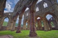 The Medieval Ruins of Tintern Abbey, Monmouthshire, Wales Royalty Free Stock Photo