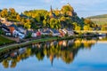 Saarburg town on Saar river, Saarland, Germany