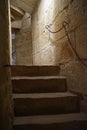 Medieval sandstone staircase Royalty Free Stock Photo