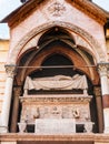 Medieval Sarcophagus of Cangrande I Royalty Free Stock Photo