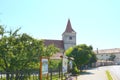 Medieval saxon fortified church in Avrig, Sibiu, Transylvania