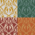 Medieval Seamless Pattern Royalty Free Stock Photo