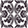 Medieval seamless patterns vector image