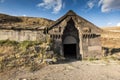 Medieval Selim caravanserai on the top of Vardenyats mountain pa