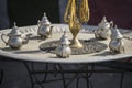 Antique Tea Set, Classic Arabic Style Royalty Free Stock Photo