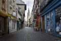Medieval Shopping Centre of Dinan, Brittany, France