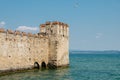 Medieval Sirmione Scaliger Castle, on Lake Garda, Italy