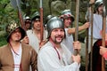 Medieval soldiers at an event in Czech Republic