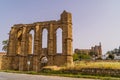 Medieval St George of the Latins church ruins in Famagusta, Cyprus Royalty Free Stock Photo