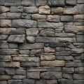 Medieval Stacked Stone Texture: Seamless, Detailed, Ultra Realistic