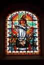 Medieval stained glass Royalty Free Stock Photo