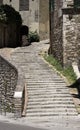 Medieval stairway made by stones
