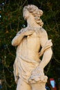 Medieval statue in Castelfranco Veneto, Treviso, Italy Royalty Free Stock Photo