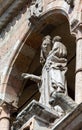 Medieval statue of the Madonna, , Cremona, Italy