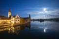 Medieval Stein am Rhein, Switzerland at Night Royalty Free Stock Photo