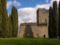Italy, Tuscany, Arezzo, the Castle of Romena. Royalty Free Stock Photo