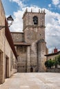 Medieval stone convent in the center of the picturesque village of Salvatierra, Spain. Royalty Free Stock Photo