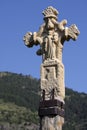 Medieval stone cross in Andorra