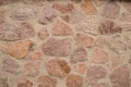 Medieval stone wall background