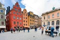 Medieval Stortorget square in Stockholm