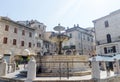 Medieval street in the Italian hill town of Assisi. Royalty Free Stock Photo