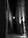 Medieval Street by Night Royalty Free Stock Photo