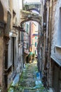 Medieval street in San Remo Royalty Free Stock Photo