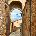 Medieval street in Santarcangelo di Romagna