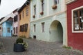 Medieval street, Sighisoara Royalty Free Stock Photo