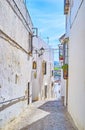 The medieval streets of Arcos, Spain Royalty Free Stock Photo