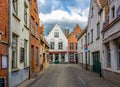 Medieval streets of old Brugge, Belgium