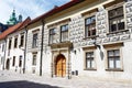 Medieval streets of old Krakow near Wawel castle,Poland Royalty Free Stock Photo