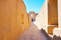 The medieval streets of Rayen Fortress Royalty Free Stock Photo