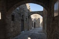 Medieval streets of rhodes