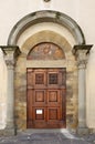 Medieval style door Royalty Free Stock Photo