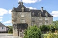 Medieval style residential stone mansion Royalty Free Stock Photo