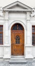 Medieval style wooden door