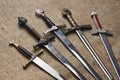 Medieval swords Royalty Free Stock Photo
