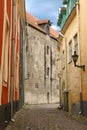 Medieval Tallinn street Royalty Free Stock Photo