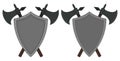 Medieval templar knight armor set. Contour