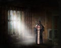 Medieval Templar Knight, Surreal Fantasy Royalty Free Stock Photo