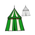 Medieval tent Royalty Free Stock Photo