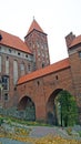 Medieval Teutonic castle in Kwidzyn Royalty Free Stock Photo