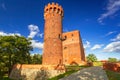 Medieval Teutonic Castle in Swiecie Royalty Free Stock Photo