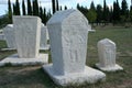 Medieval tombstones Royalty Free Stock Photo